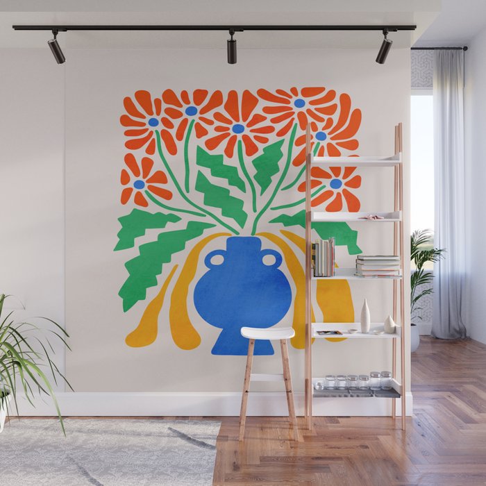 FOLIAGE 001: Hibiscus | Flower Market Wall Mural Gallery Image 1