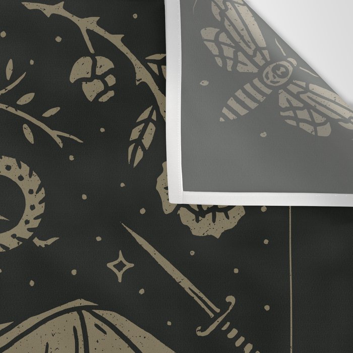 Cemetery Nights Wall Tapestry Gallery Image 3