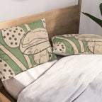 Abstract Mushrooms 4 Pillow Sham Gallery Image 2