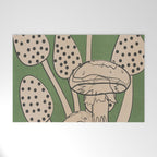 Abstract Mushrooms 4 Welcome Mat Gallery Image 1