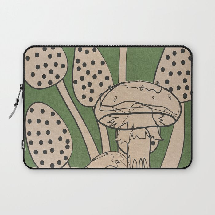 Abstract Mushrooms 4 Laptop Sleeve Gallery Image 1