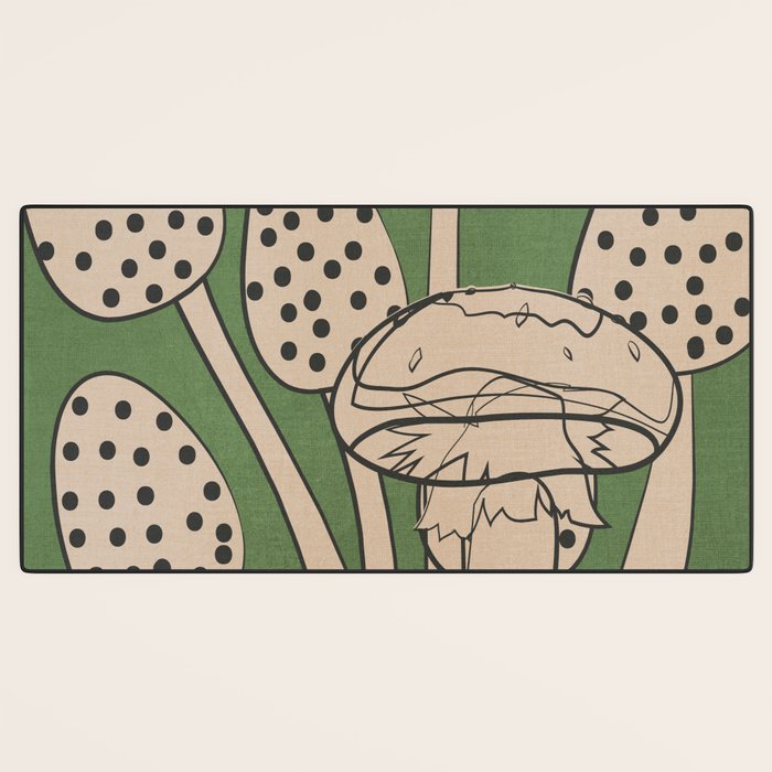Abstract Mushrooms 4 Desk Mat Gallery Image 3