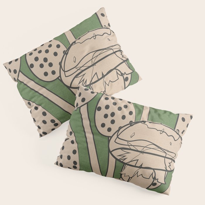 Abstract Mushrooms 4 Pillow Sham Gallery Image 1