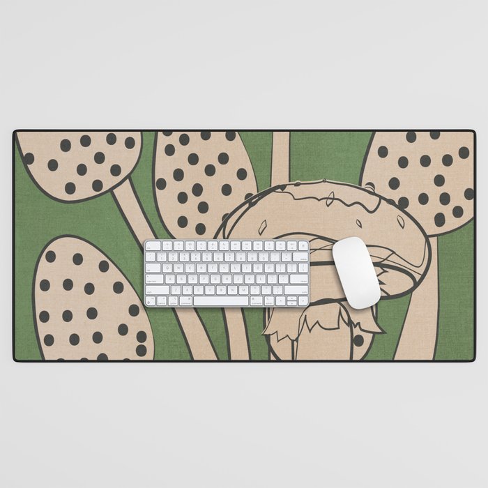 Abstract Mushrooms 4 Desk Mat Gallery Image 1