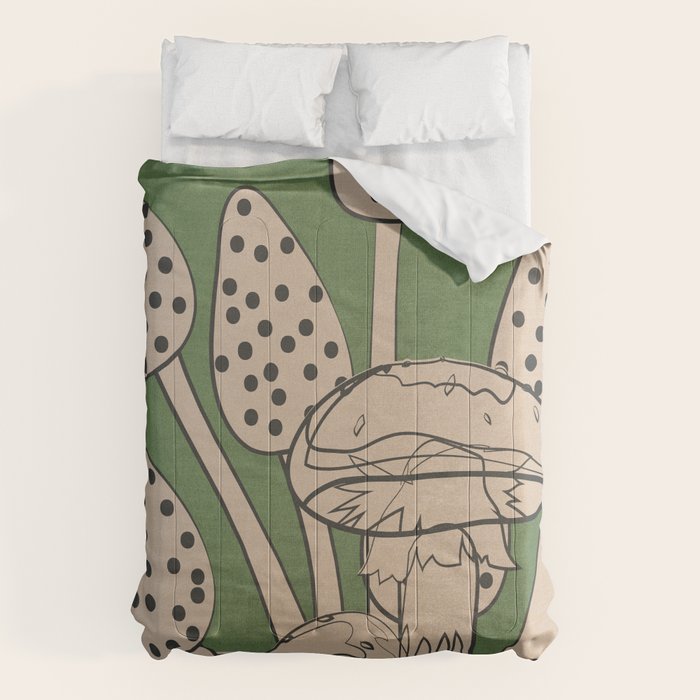 Abstract Mushrooms 4 Comforter Gallery Image 6