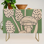 Abstract Mushrooms 4 Credenza Gallery Image 1