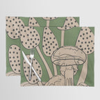 Abstract Mushrooms 4 Placemat Gallery Image 1