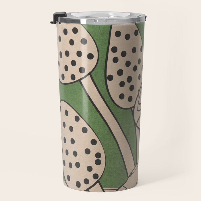 Abstract Mushrooms 4 Travel Mug Gallery Image 3
