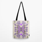 Freedom Butterfly Purple vibe Tote Bag Gallery Image 2