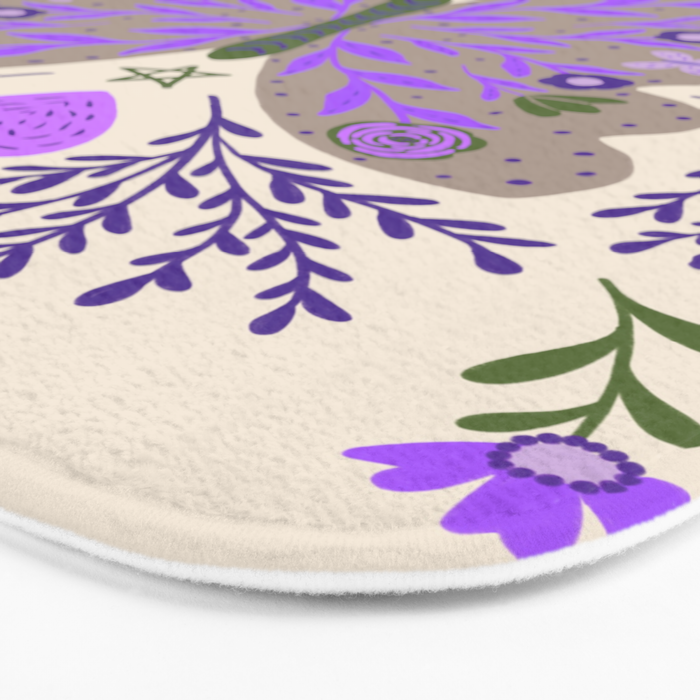 Freedom Butterfly Purple vibe Bath Mat Gallery Image 3