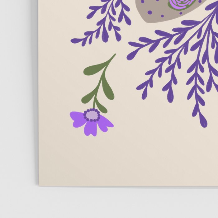 Freedom Butterfly Purple vibe Poster Gallery Image 3