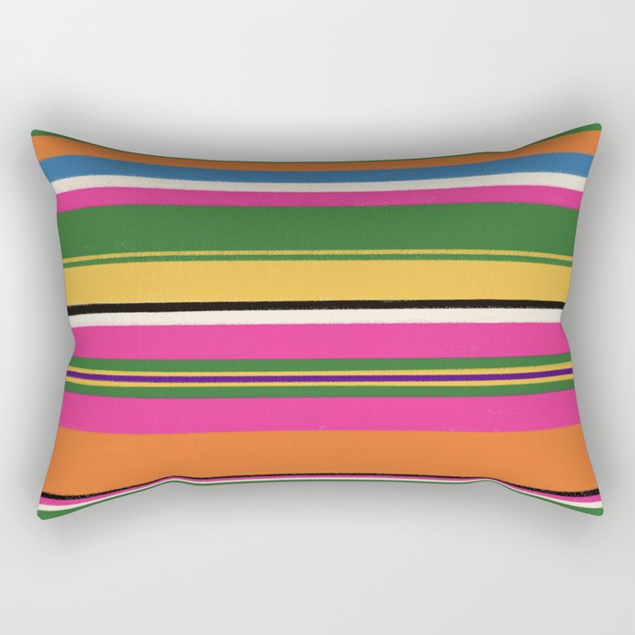 Folk abstract pattern #3 Rectangular Pillow Gallery Image 1
