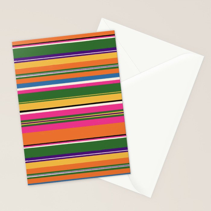Folk abstract pattern #3 Stationery Card Gallery Image 2