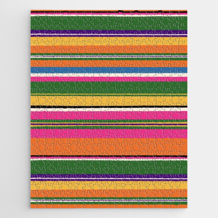 Folk abstract pattern #3 Jigsaw Puzzle Gallery Image 1