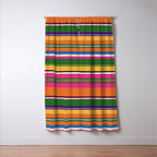 Folk abstract pattern #3 Window Curtain Gallery Image 3