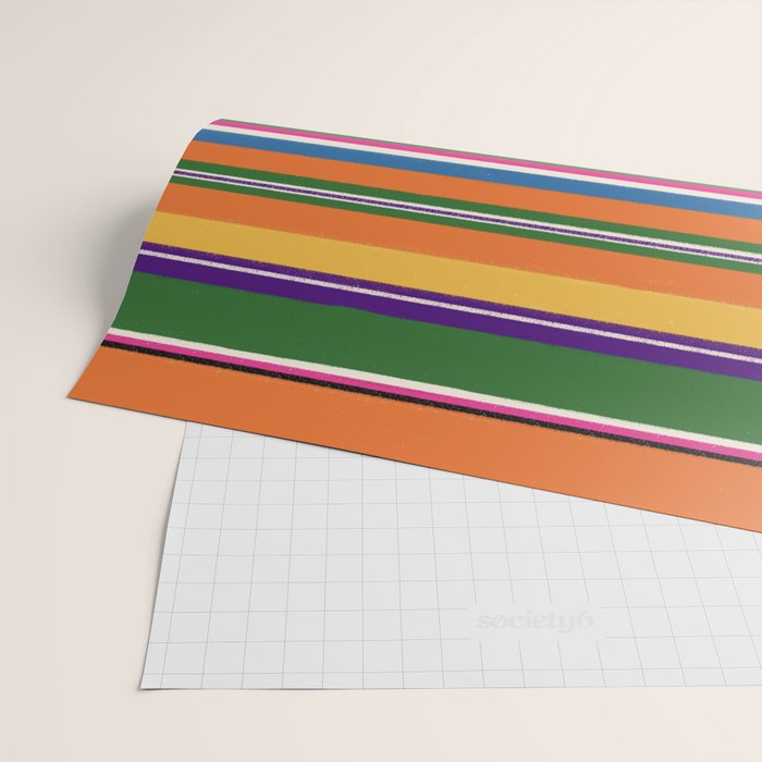 Folk abstract pattern #3 Wrapping Paper Gallery Image 2