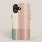 Color Block Line Abstract XXIII iPhone Case Gallery Image 1