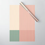 Color Block Line Abstract XXIII Wrapping Paper Gallery Image 1
