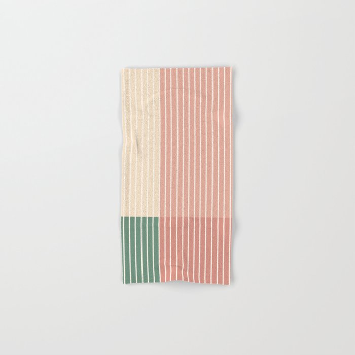 Color Block Line Abstract XXIII Bath Towel Gallery Image 1