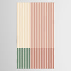 Color Block Line Abstract XXIII Tablecloth Gallery Image 2