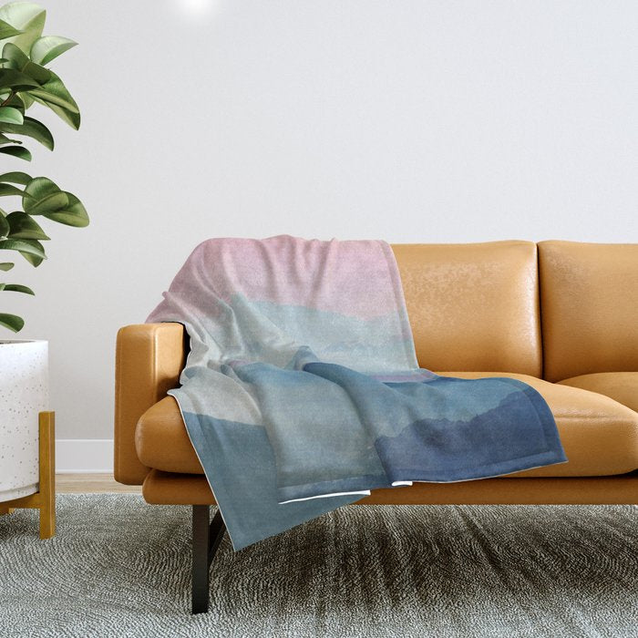 Mountains Throw Blanket Gallery Image 1