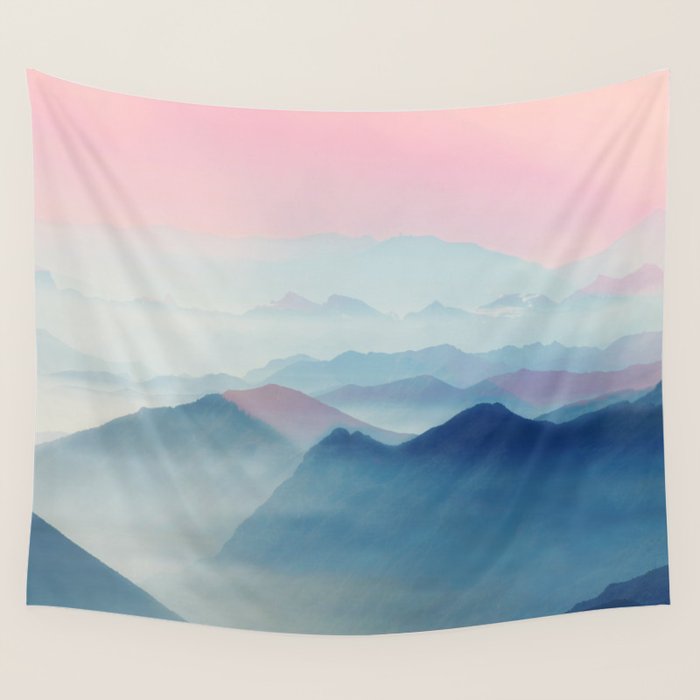 Mountains Wall Tapestry Gallery Image 1