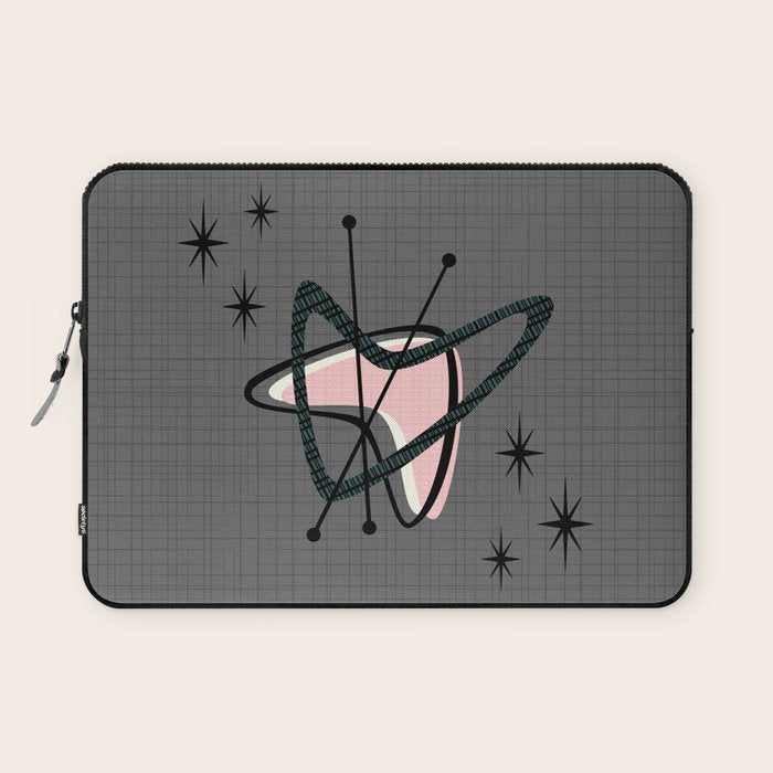 Atomic Boomerangs & Starbursts Laptop Sleeve Gallery Image 1