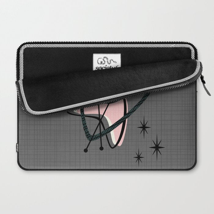 Atomic Boomerangs & Starbursts Laptop Sleeve Gallery Image 2