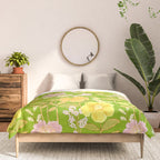Grandma's Flowers (Green) Comforter Gallery Image 3