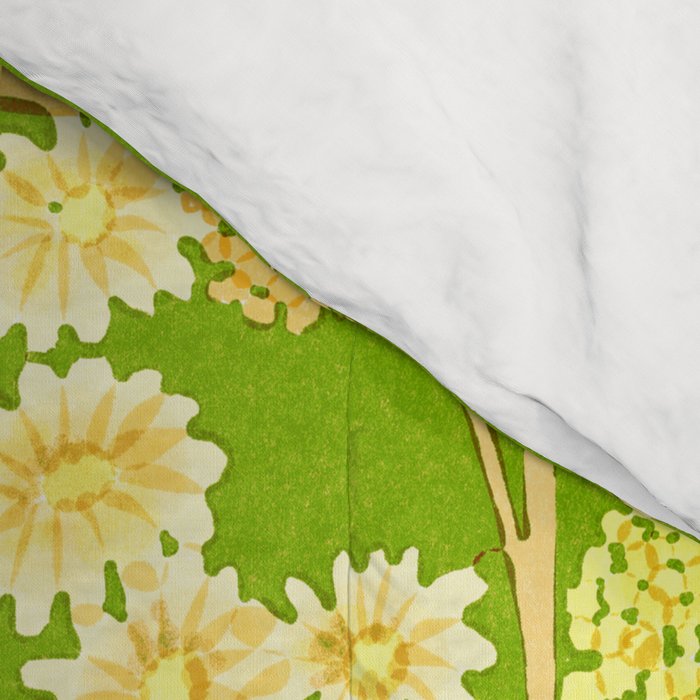 Grandma's Flowers (Green) Comforter Gallery Image 4