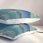 Tsuchiya Koitsu Vintage Japanese Woodblock Print Mount Fuji Pillow Sham Gallery Image 3