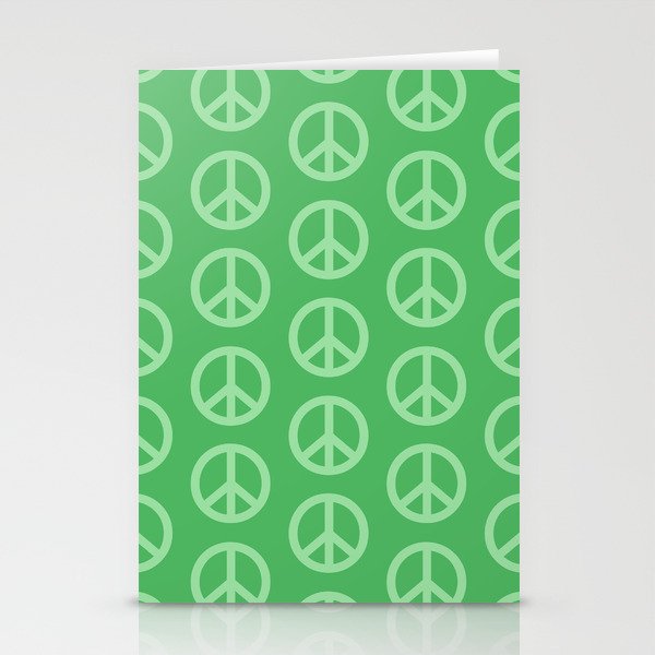 Peace Symbols - Green Stationery Card Gallery Image 2