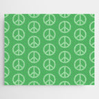 Peace Symbols - Green Jigsaw Puzzle Gallery Image 1