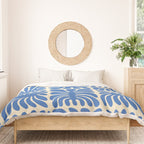 Abstract organic nature plant leaf pattern Duvet Cover Gallery Image 3