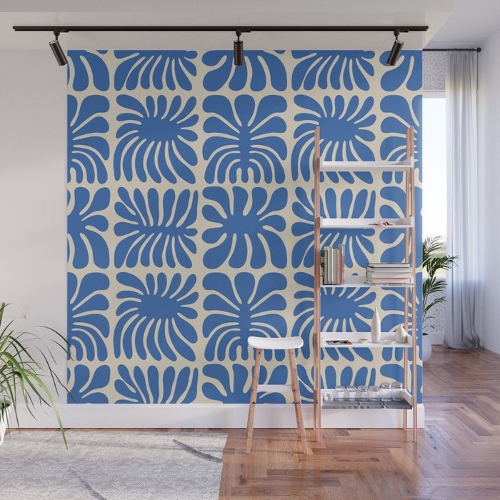Abstract organic nature plant leaf pattern Wall Mural Gallery Image 1