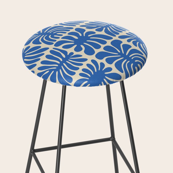 Abstract organic nature plant leaf pattern Stool Gallery Image 2
