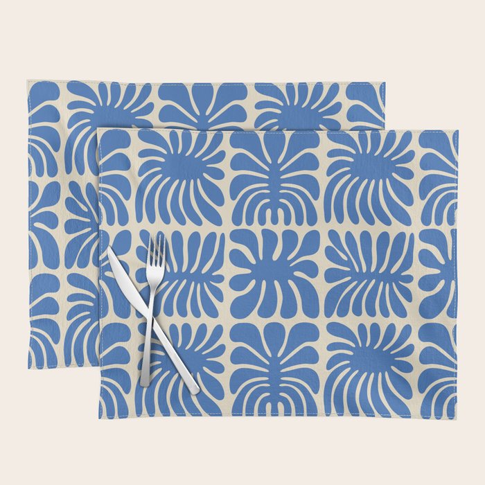 Abstract organic nature plant leaf pattern Placemat Gallery Image 1