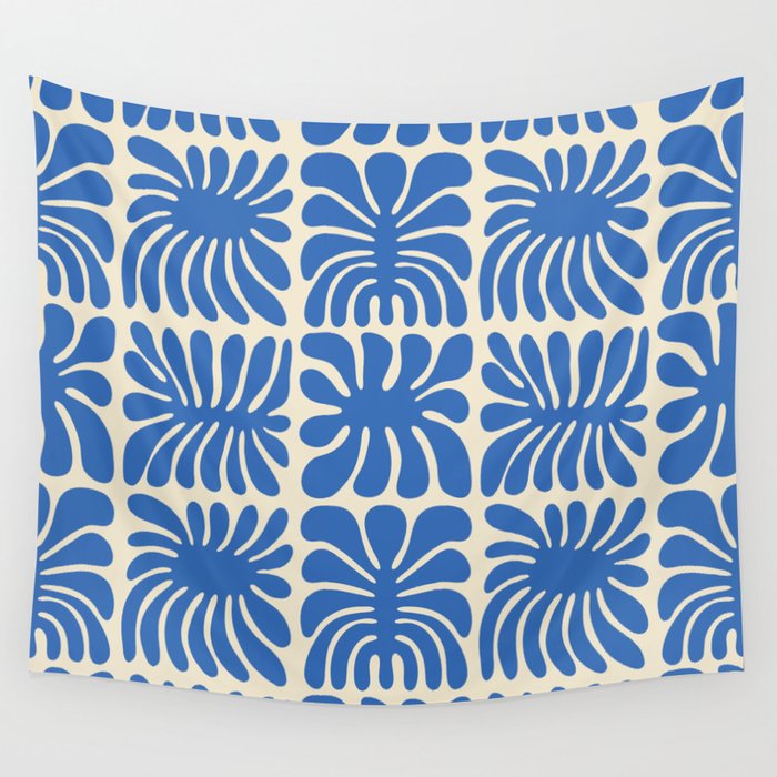 Abstract organic nature plant leaf pattern Wall Tapestry Gallery Image 4