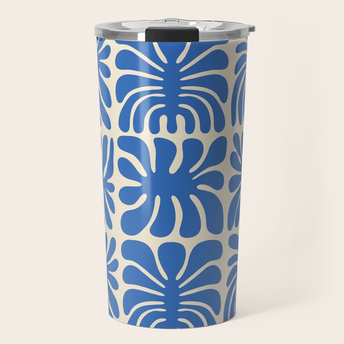 Abstract organic nature plant leaf pattern Travel Mug Gallery Image 1