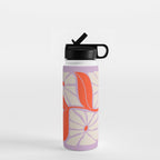 Plum & Flamingo: Les Fleurs | Flower Market Color Series 06 Water Bottle Gallery Image 1