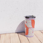 Plum & Flamingo: Les Fleurs | Flower Market Color Series 06 Travel Mug Gallery Image 4