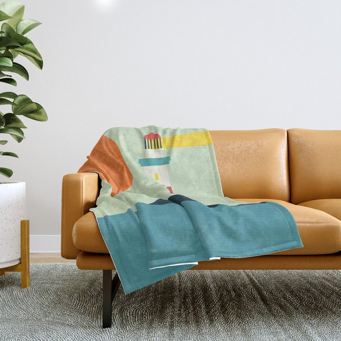 Lighthouse Throw Blanket Gallery Image 1