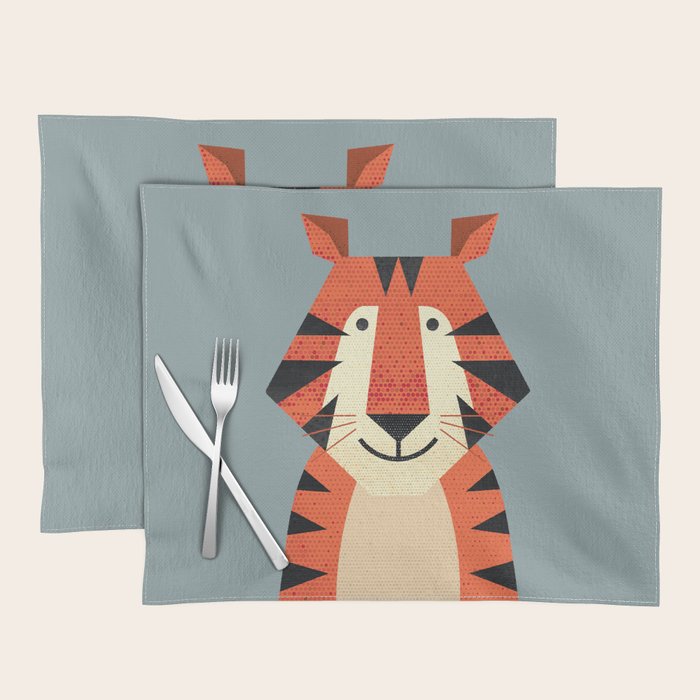 Whimsy Tiger Placemat Gallery Image 1