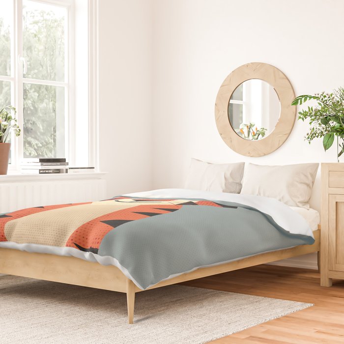 Whimsy Tiger Duvet Cover Gallery Image 2