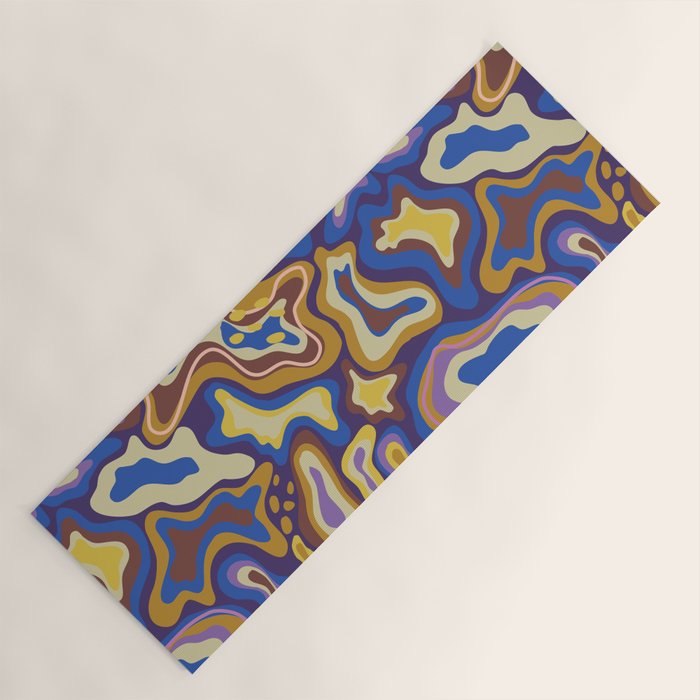 Splish splash blue Yoga Mat Gallery Image 1