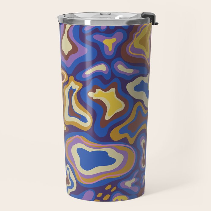 Splish splash blue Travel Mug Gallery Image 2