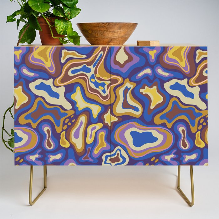 Splish splash blue Credenza Gallery Image 1
