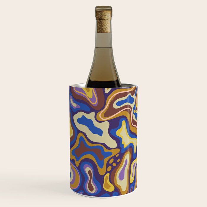 Splish splash blue Wine Chiller Gallery Image 2