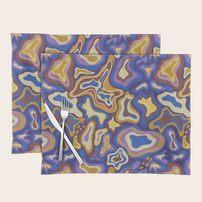 Splish splash blue Placemat Gallery Image 1