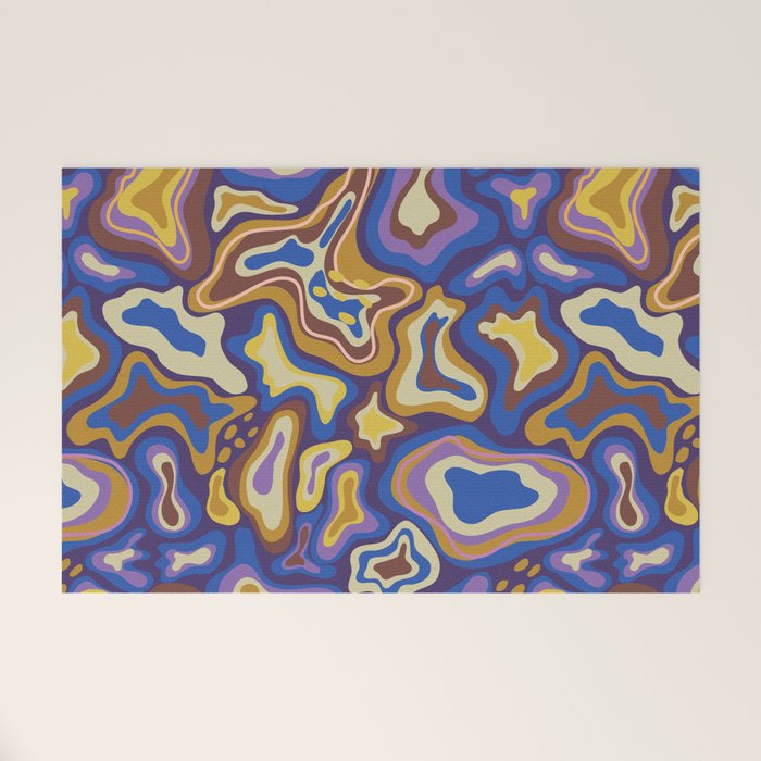 Splish splash blue Welcome Mat Gallery Image 1